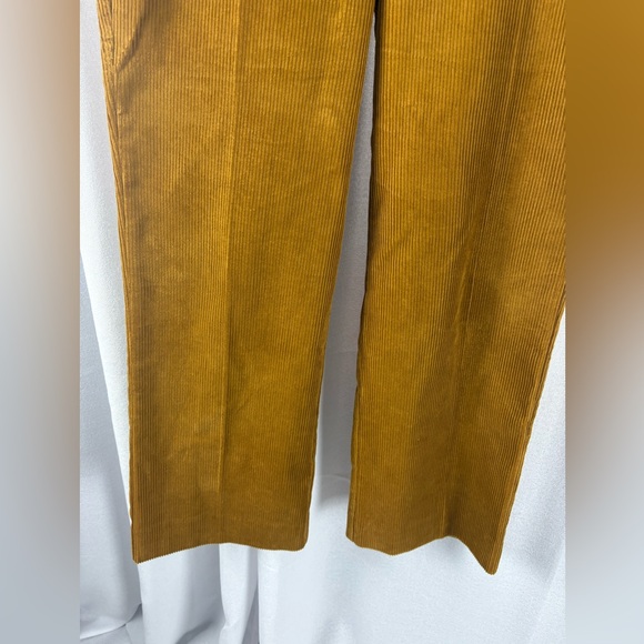 J. Crew Mustard Yellow Corduroy Pants in Women Size 8 100% Cotton EUC - Picture 3 of 11
